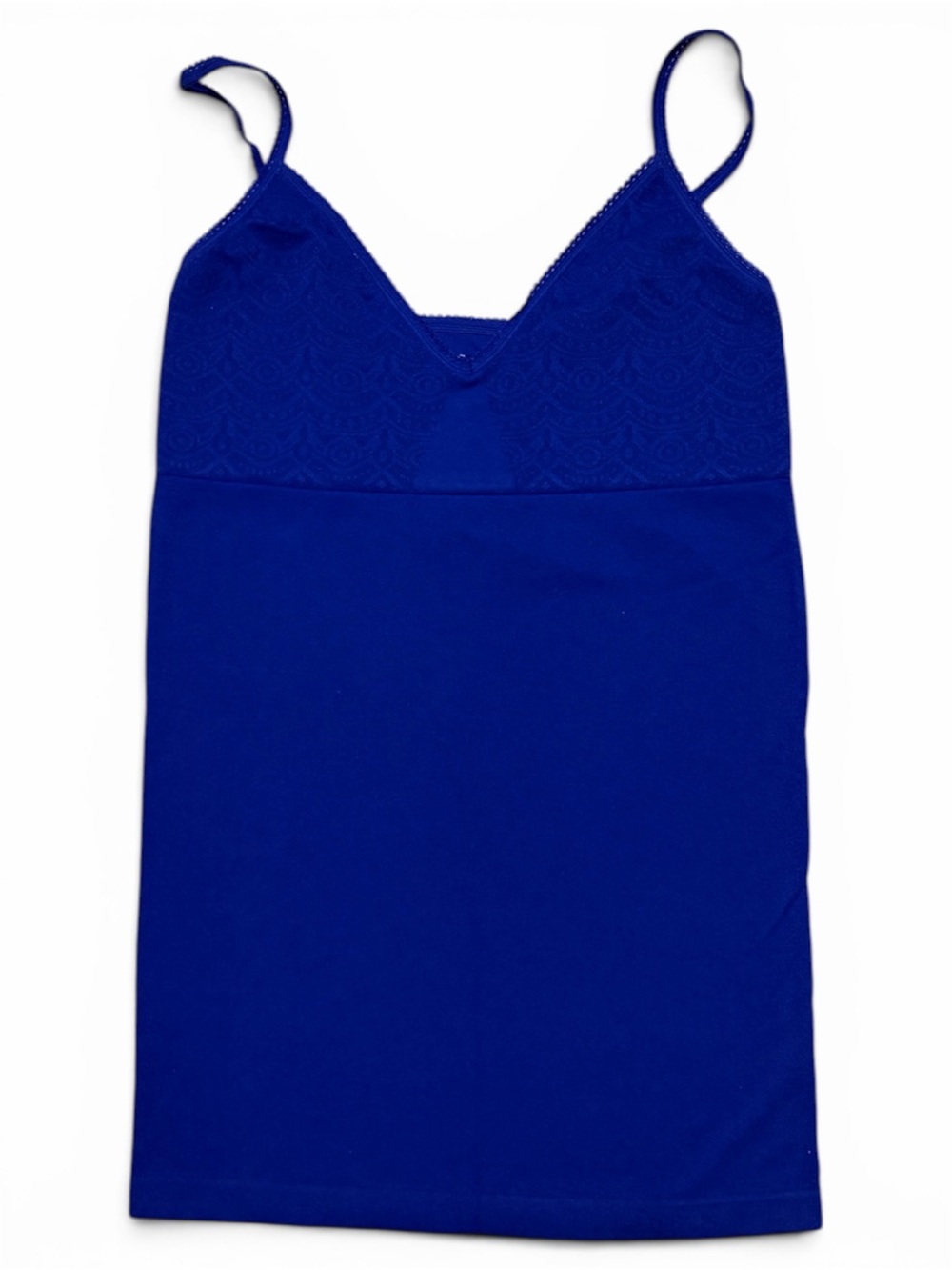 Guess Royal Blue Lace-Trim Camisole